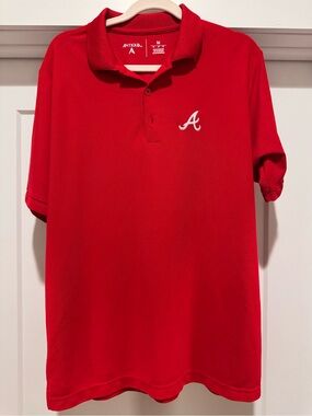 Antigua Men’s Red Atlanta Braves Shirt Medium